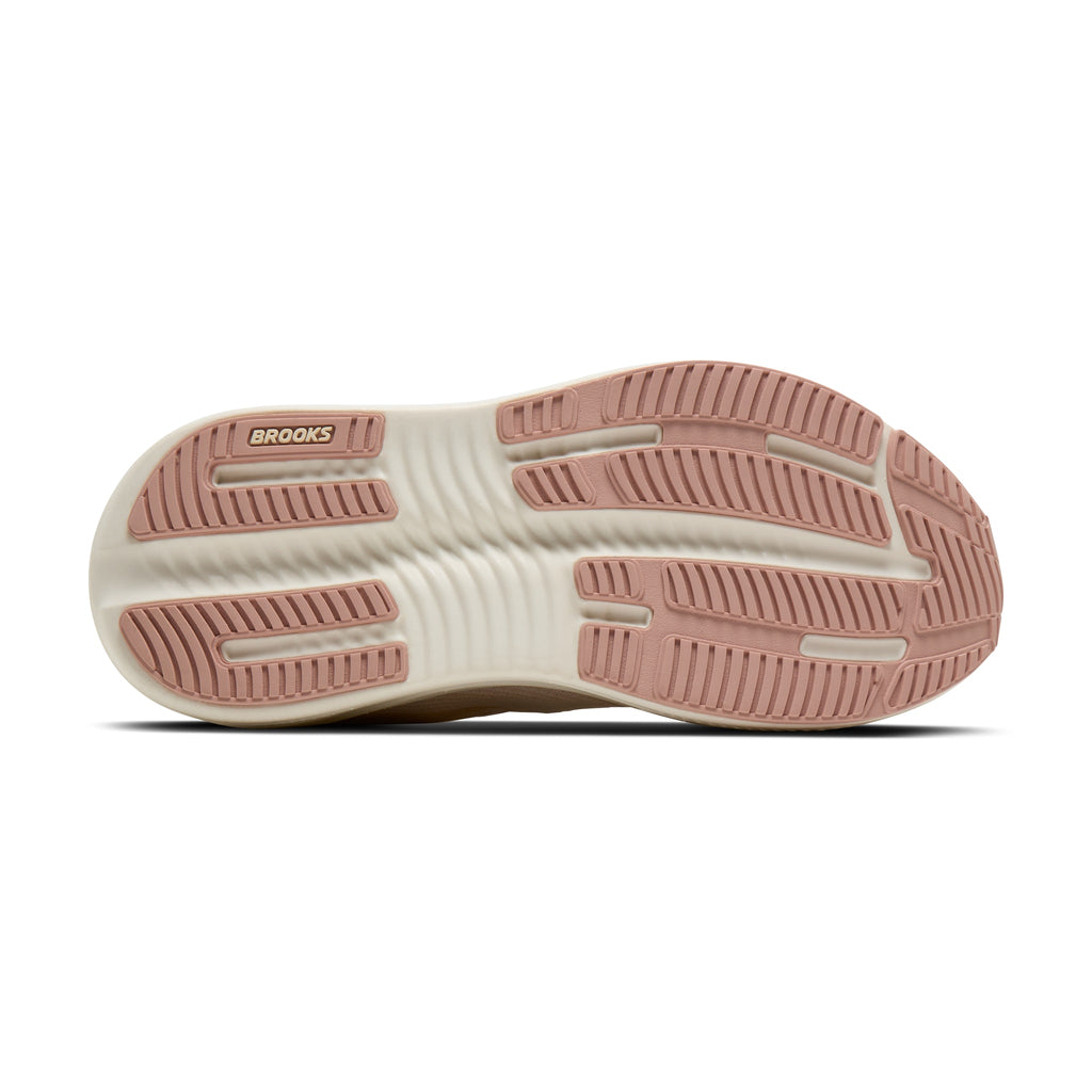 Women's Brooks Ghost Max 4 Arctic Wolf / Rose / Coconut outsole