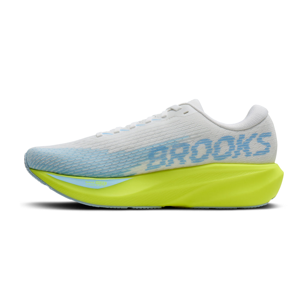 Women's Brooks Ghost Amp White / Blue / Nightlife medial
