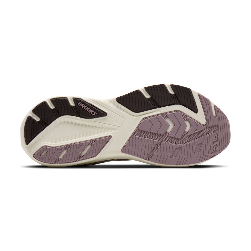Women's Brooks Ghost Amp Arctic Wolf / Dove / Pink outsole