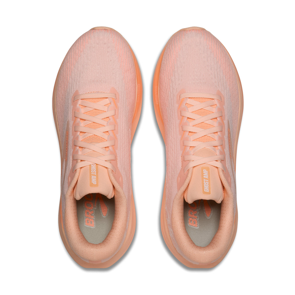 Women's Brooks Ghost Amp Peach / Peach / White top