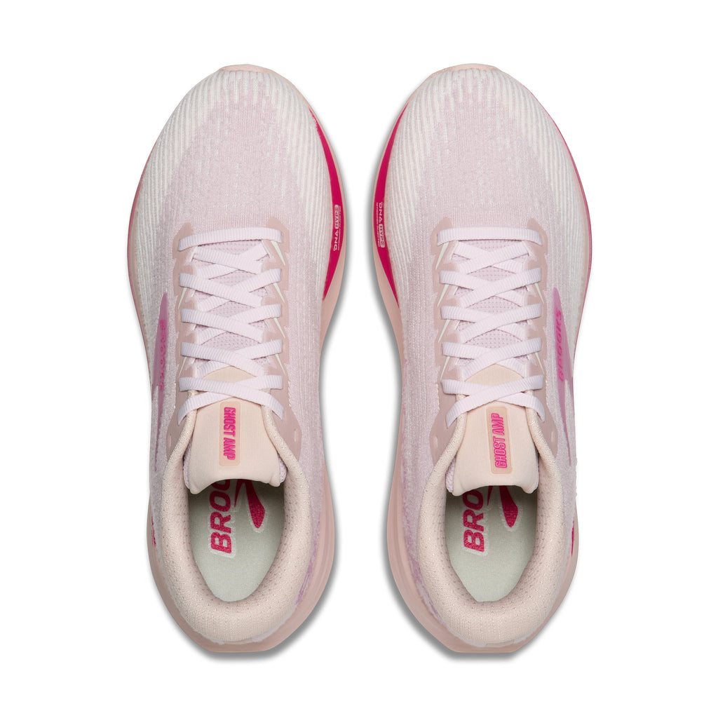 Women's Brooks Ghost Amp Pink / Pink / Fuchsia top