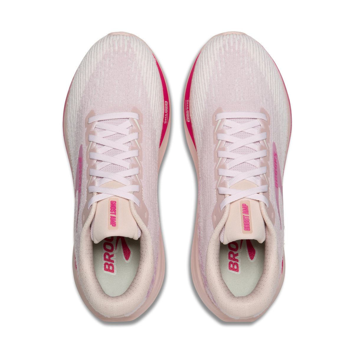 Women's Brooks Ghost Amp Pink / Pink / Fuchsia top
