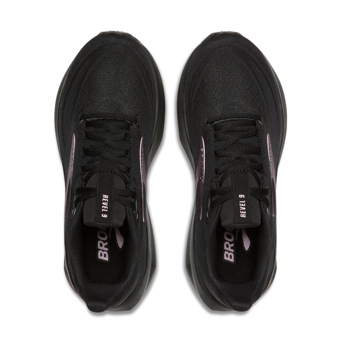 Women's Brooks Revel 9 Black/Black/Rose Gold top