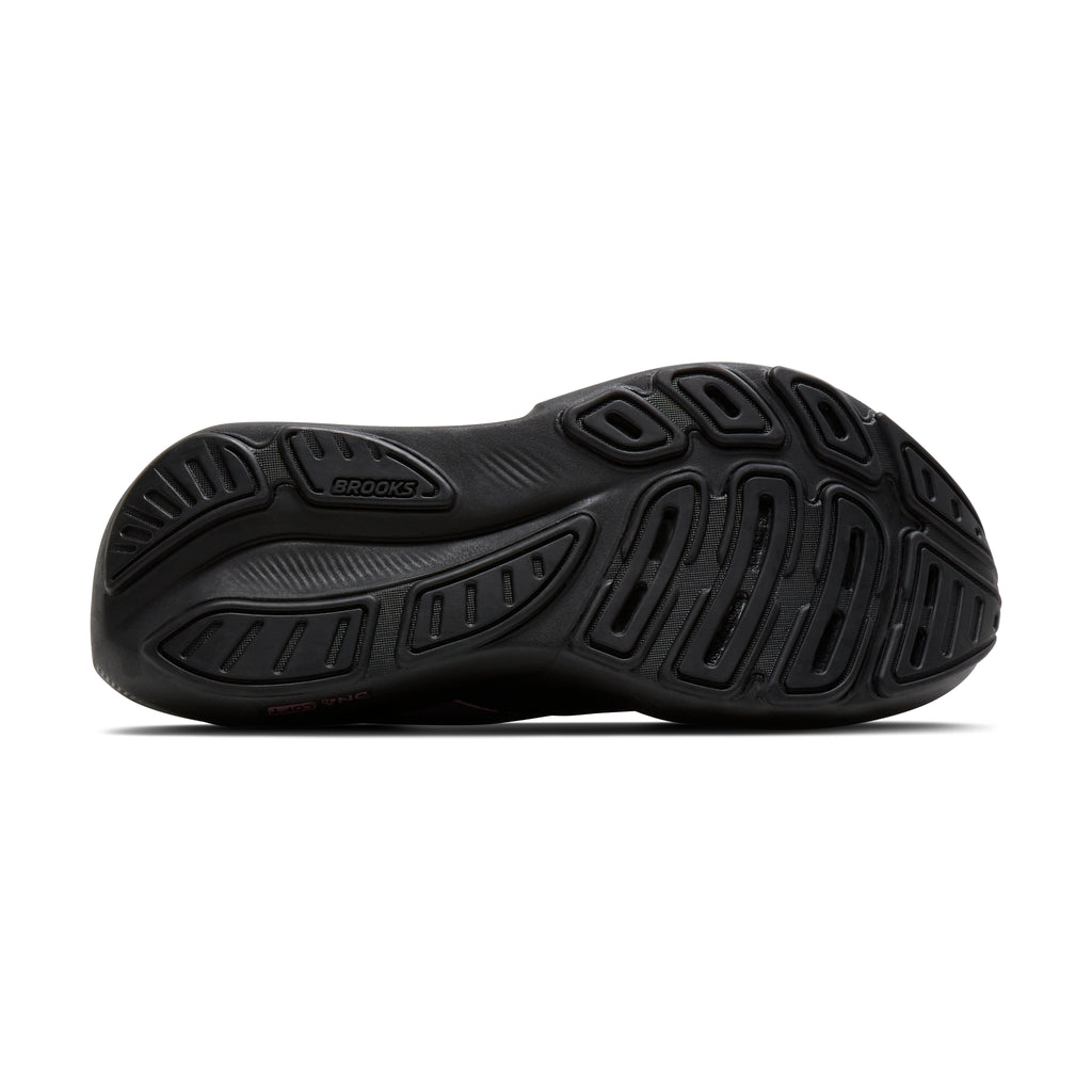 Women's Brooks Revel 9 Black/Black/Rose Gold outsole