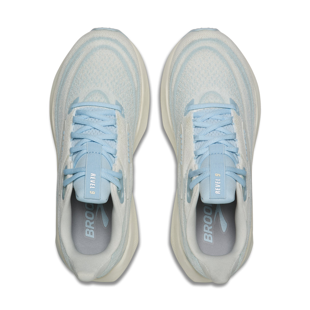 Women's Brooks Revel 9 Blue/Blue Wash/Metallic top