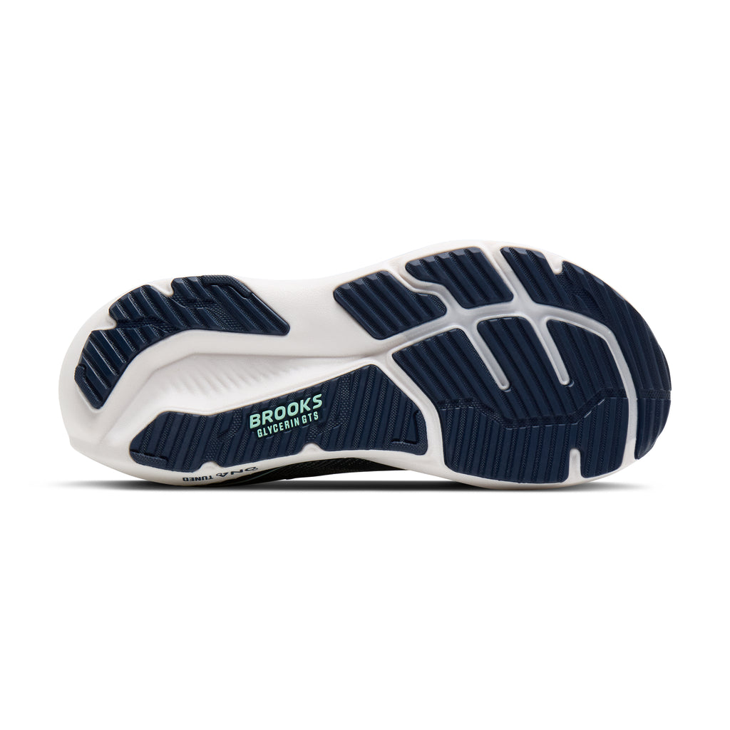 Women's Brooks Glycerin GTS 23 (Extra Wide 2E) Spellbound / Yucca / Pink outsole