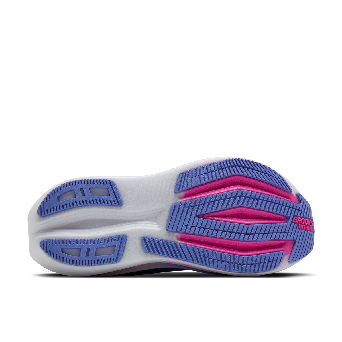 Women's Brooks Glycerin Max 2 Blazing Bell/Pink/White outsole