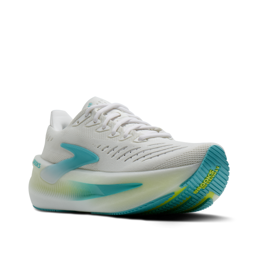 Men's Brooks Glycerin Max 2 White/Ipanema/Nightlife pair angle