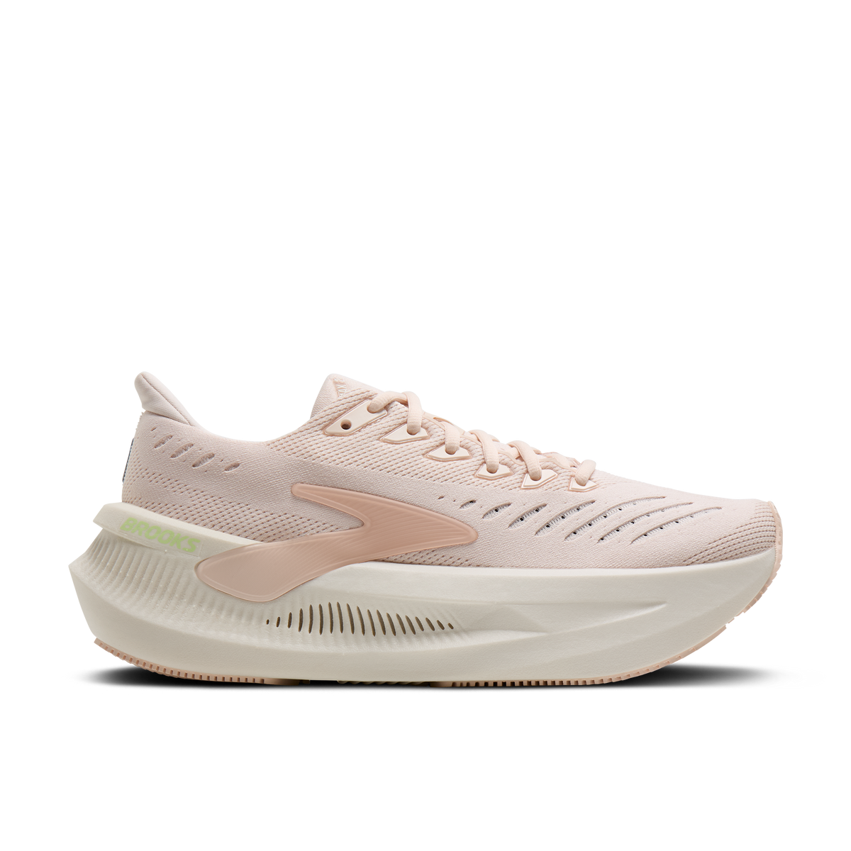 Women's Brooks Glycerin Max 2 Morganite/Paradise Green/Clear lateral