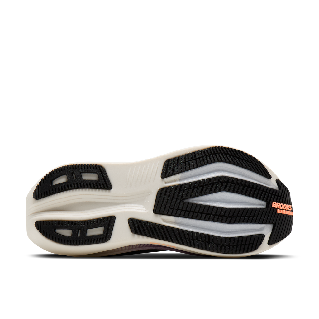 Women's Brooks Glycerin Max 2 Black/Peach/Clear outsole